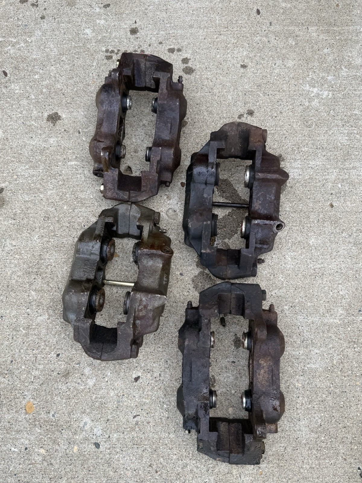 1965-82 Chevy Corvette Original GM 4 Piston Disc Brake Caliper Assbly - Original