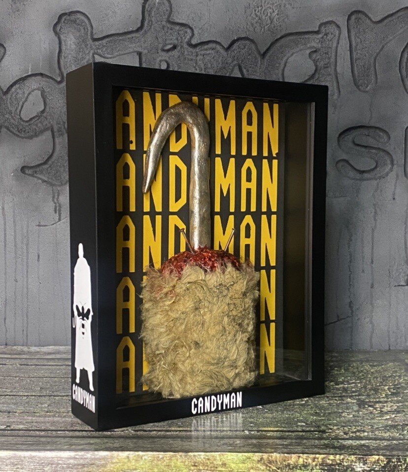 Candyman Hook Display Horror Candyman Movie Prop Display Case Frame Tony Todd