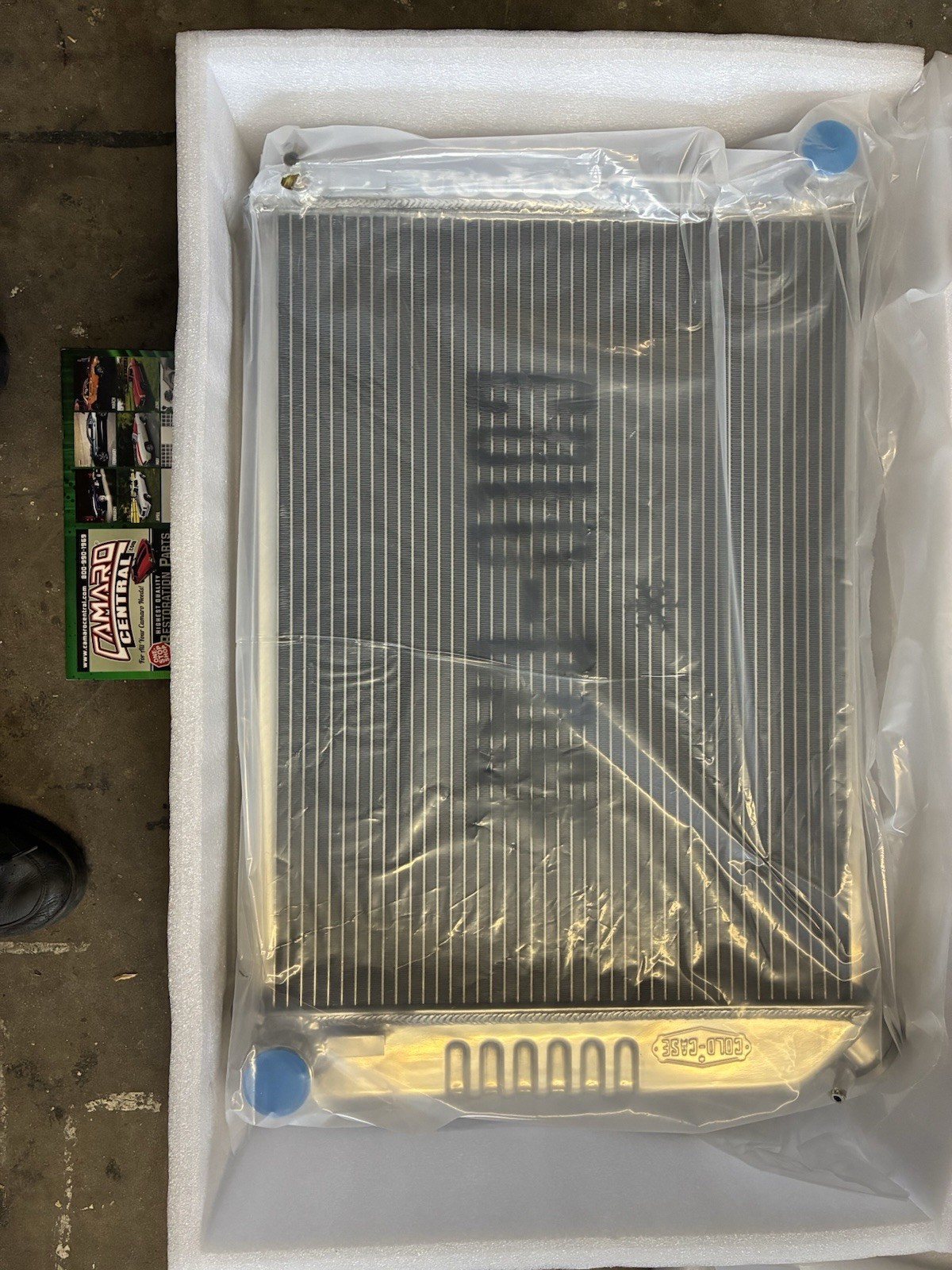 Cold Case CHC11 Aluminum Radiator 67-69 Camaro Big Block Firebird Manual AS-IS Cold Case CHC11 Aluminum Radiator 67-69 Camaro Big Block Firebird Manual AS-IS
