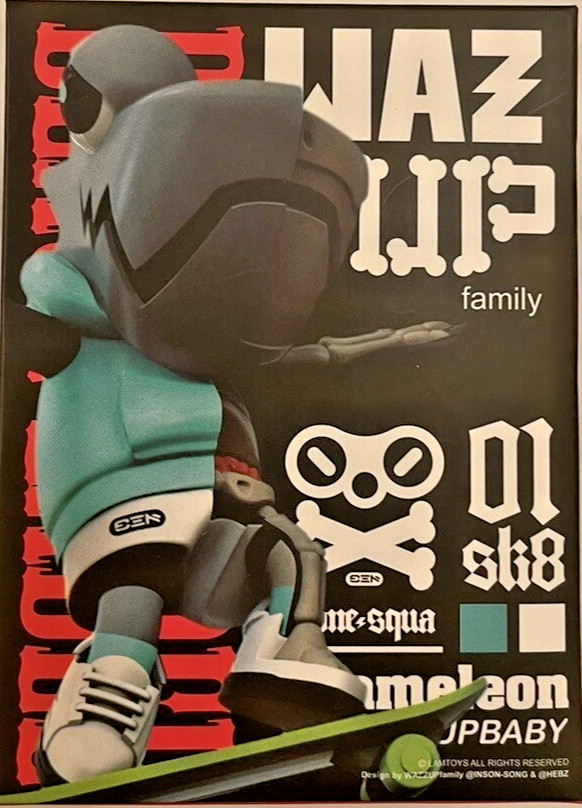 🔥 LAMTOYS x MIGHTY JAXX Wazzbone Squad Black Label Mini Figure Toy Unopened 🔥 🔥 LAMTOYS x MIGHTY JAXX Wazzbone Squad Black Label Mini Figure Toy Unopened 🔥