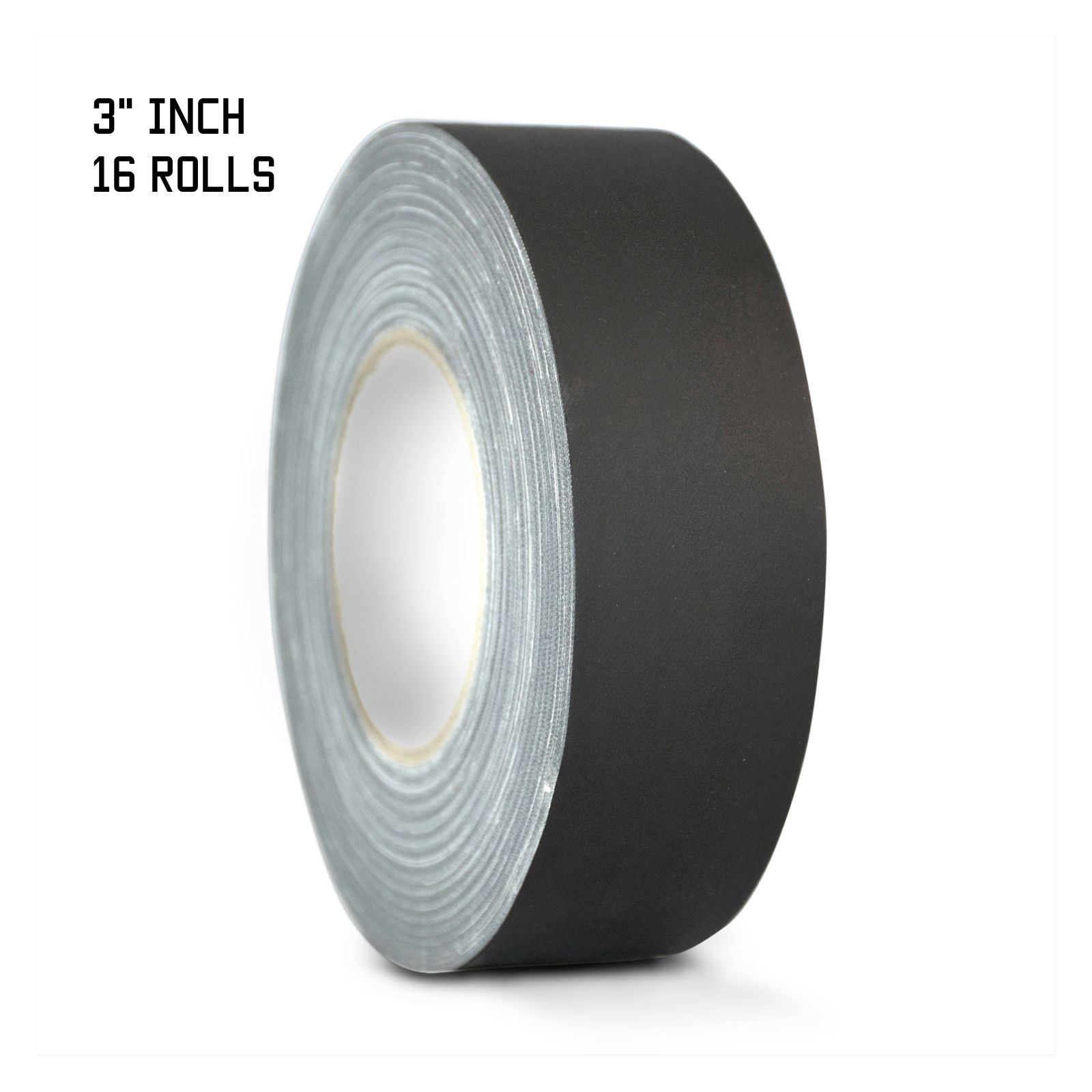 16 PACK OF GAFFERS STAGE TAPE - NO RESIDUE - BLACK - 3\