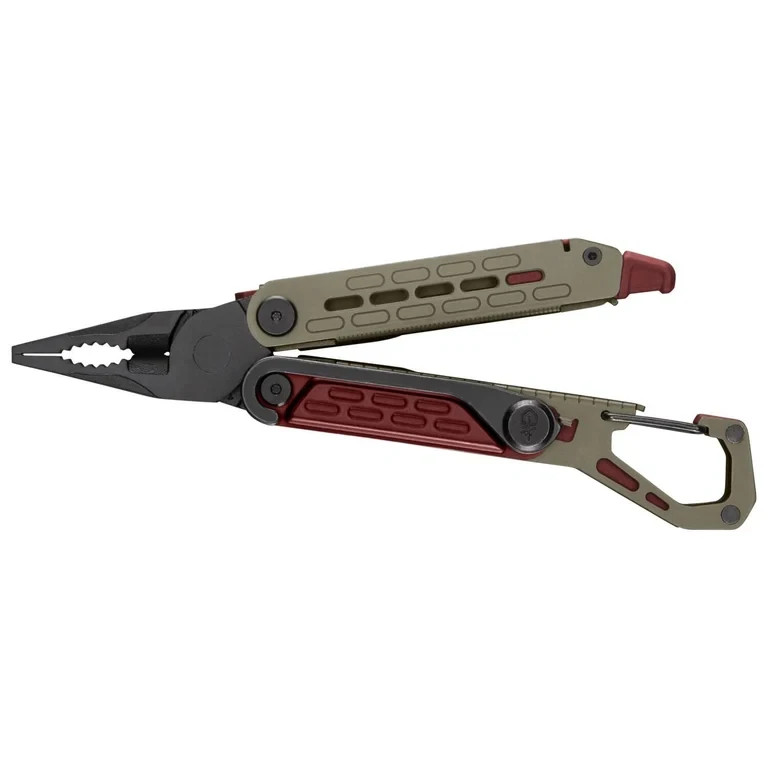 Gerber Stakeout Spark Coyote Brown Multi-Tool Camping Ferro Rod Pliers 10-in-1