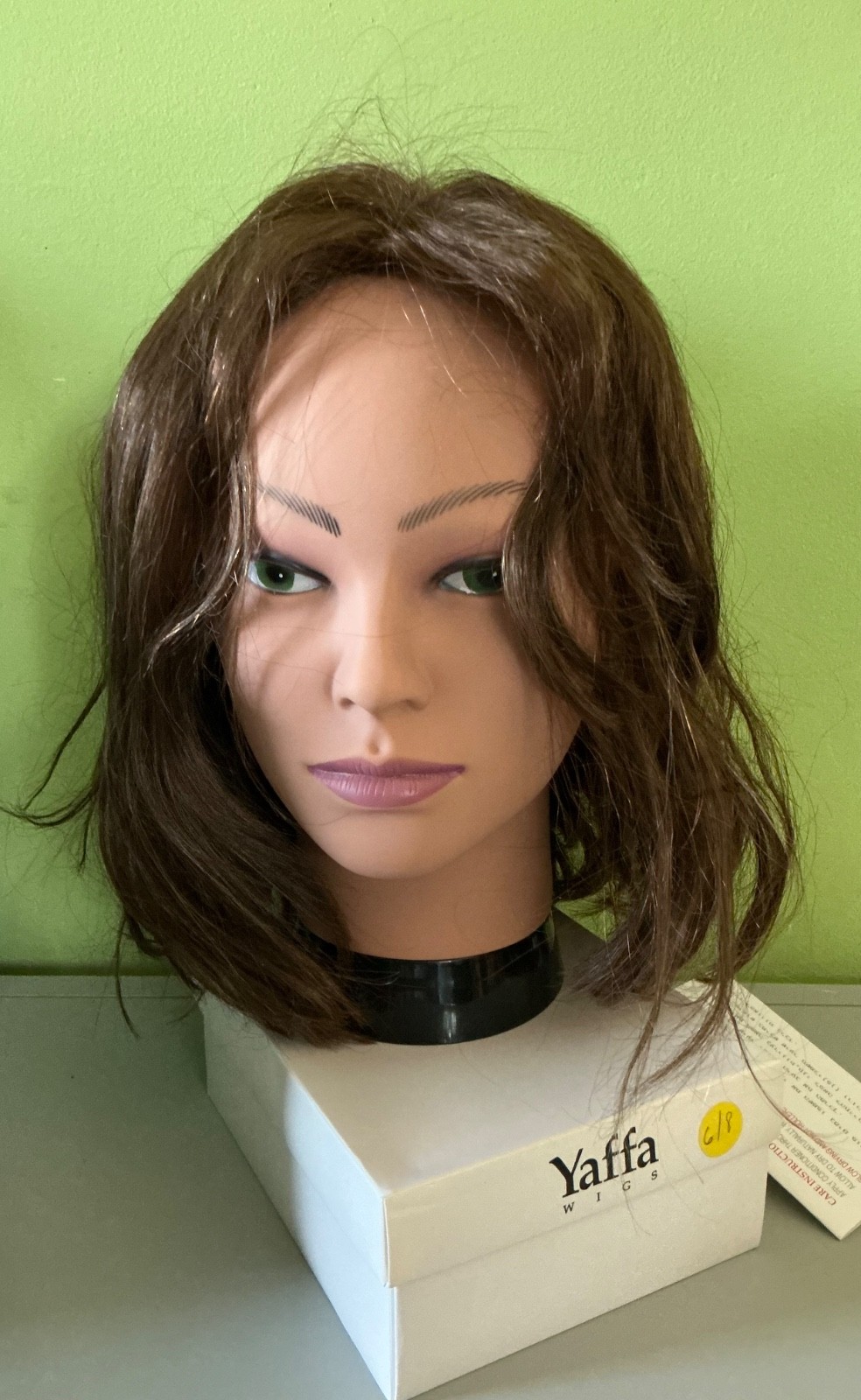 Yaffa 100% Human Hair Wig Le Model Super w/bangs 10/7
