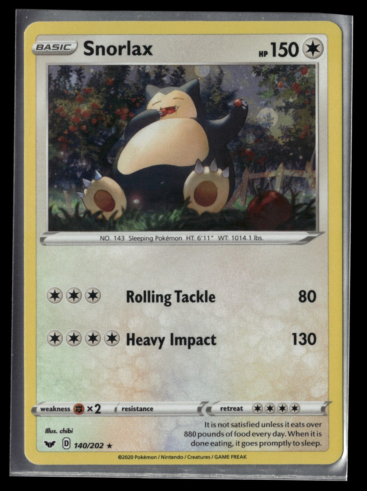 Snorlax 140/202 Blister Exclusives Holofoil Pick your Card/Complete your Set