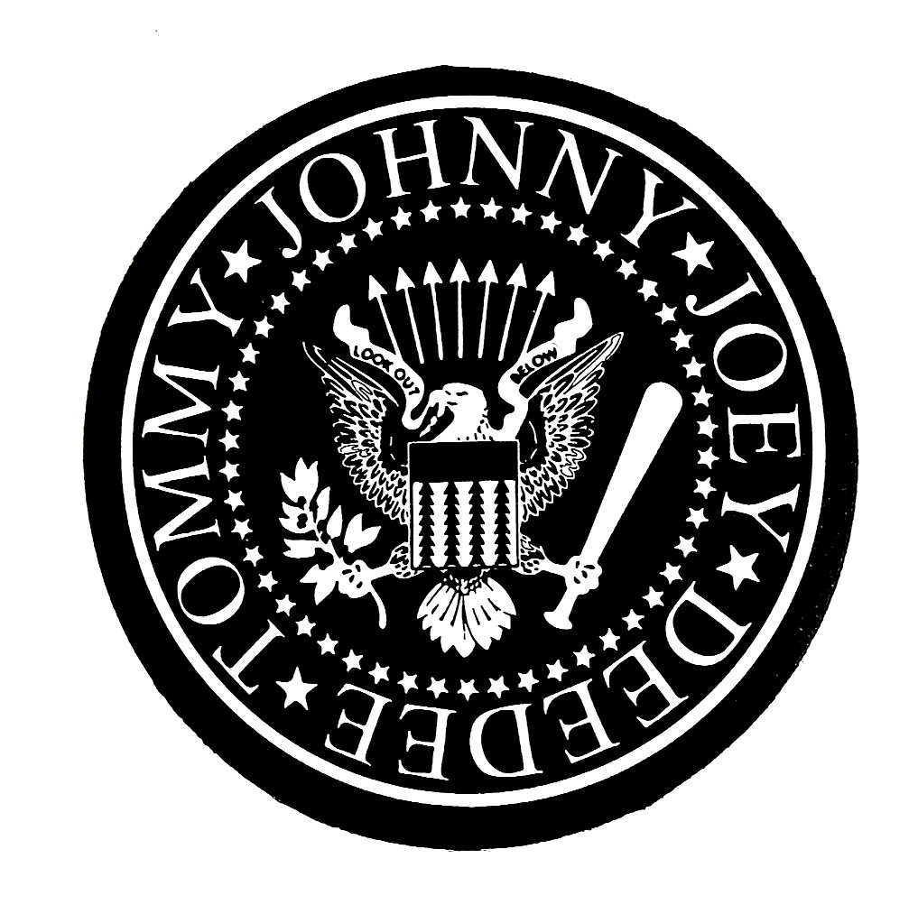 RAMONES - Die Cut Sticker Decal Music Band Rock Punk The Ramones
