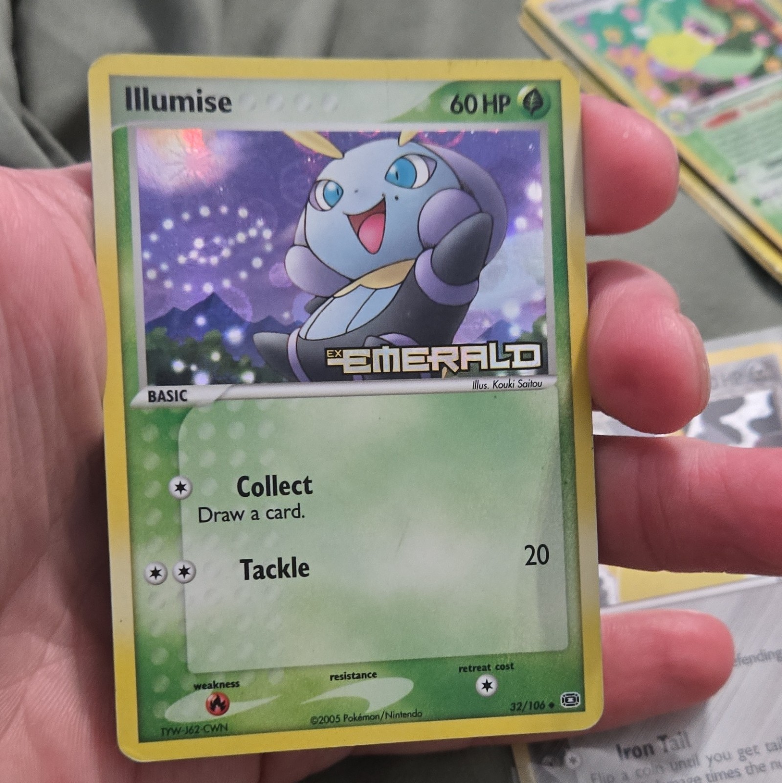 Pokémon TCG Emerald Illumise 32/106 Reverse Holo Uncommon 60 HP English