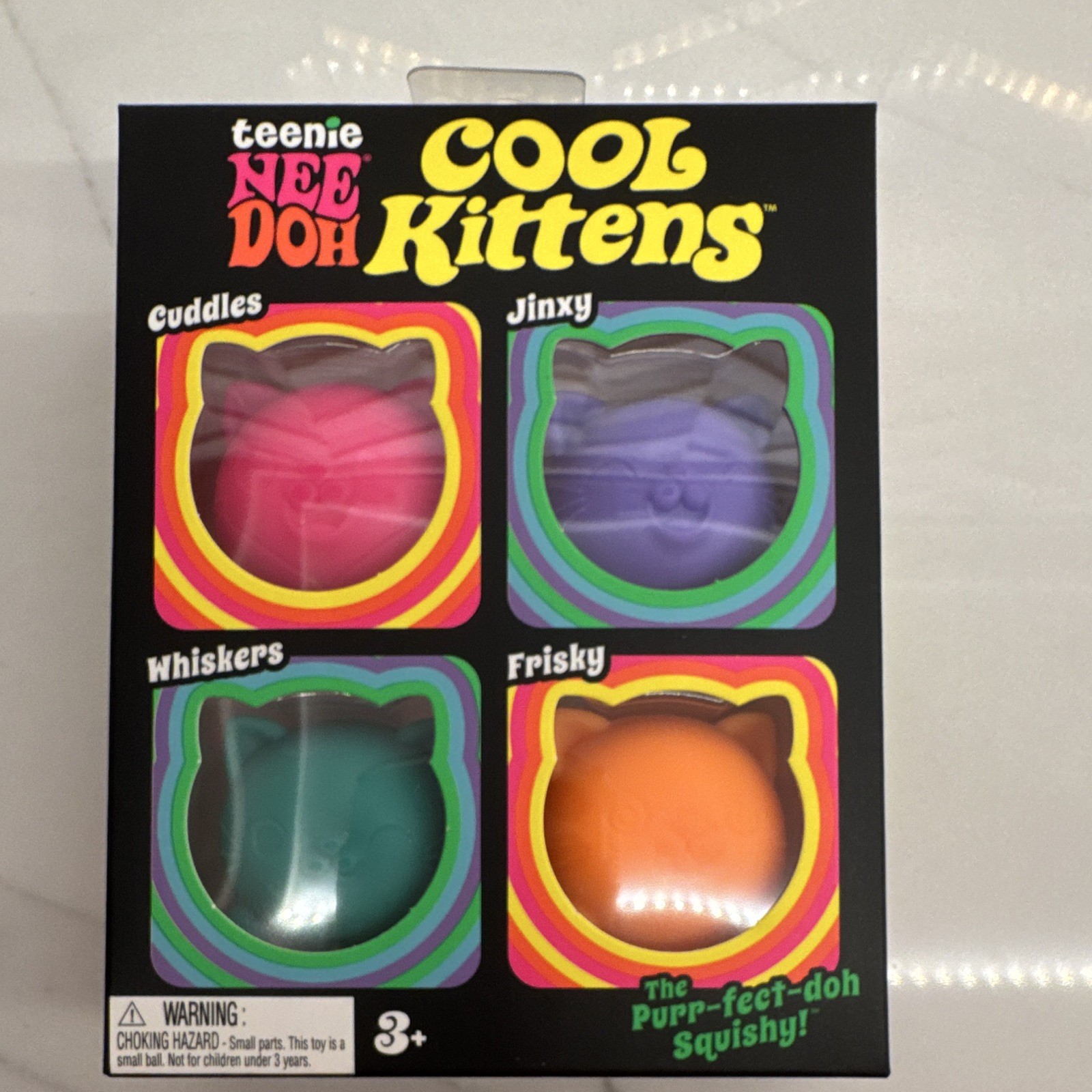 Nee Doh Teenie Cool Kittens 4 Pack The Purr-fect-doh Squishy 100% Authentic Nee Doh Teenie Cool Kittens 4 Pack The Purr-fect-doh Squishy 100% Authentic