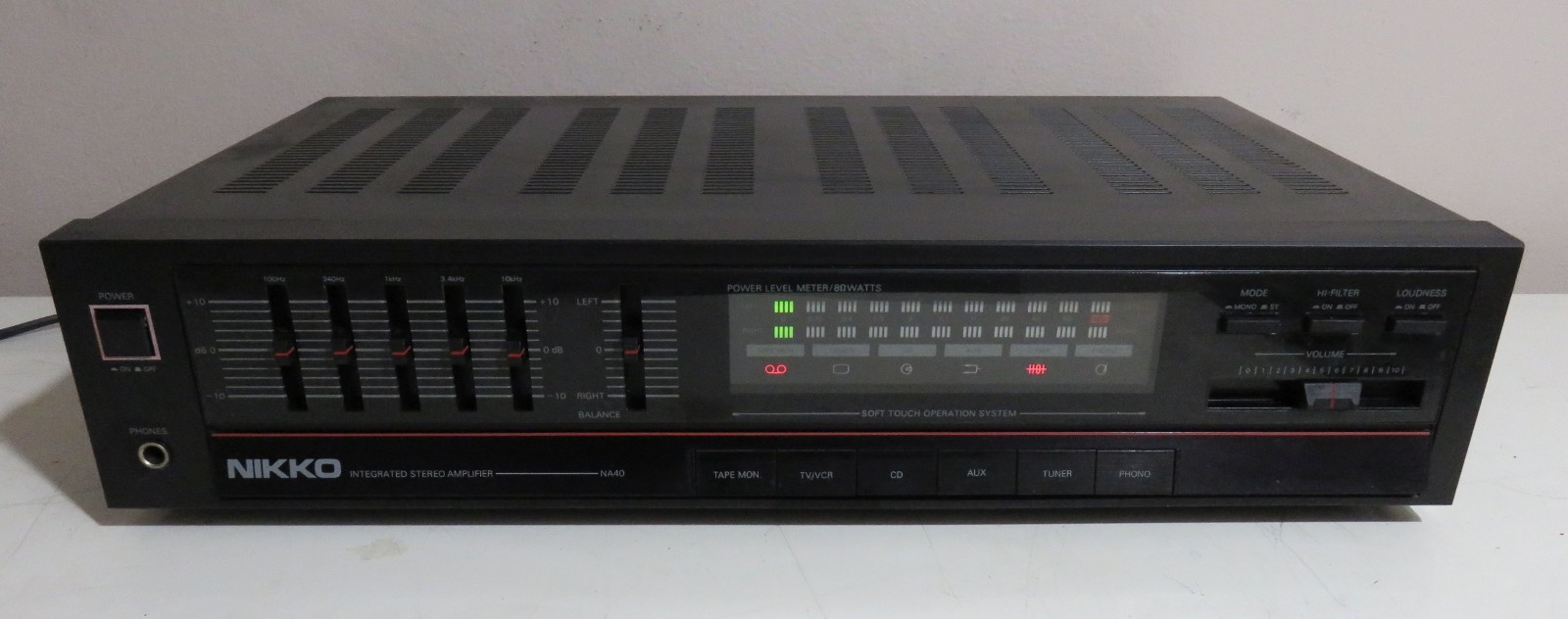 NIKKO NA40 INTEGRATED STEREO AMPLIFIER SERVICED WORKS PERFECT