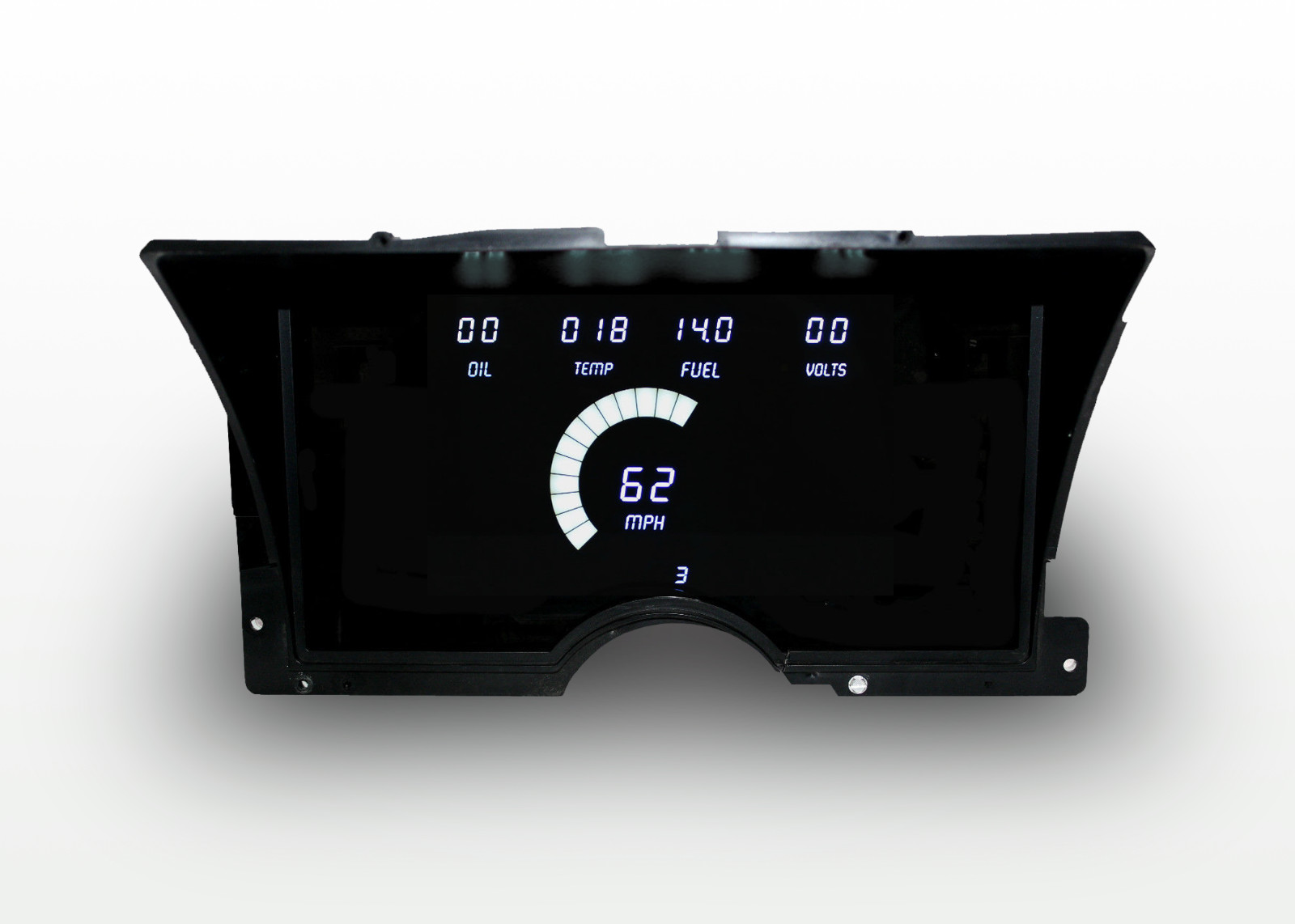 1992-1994 Chevy Truck Digital Dash Panel White LED Gauges Lifetime Warranty
