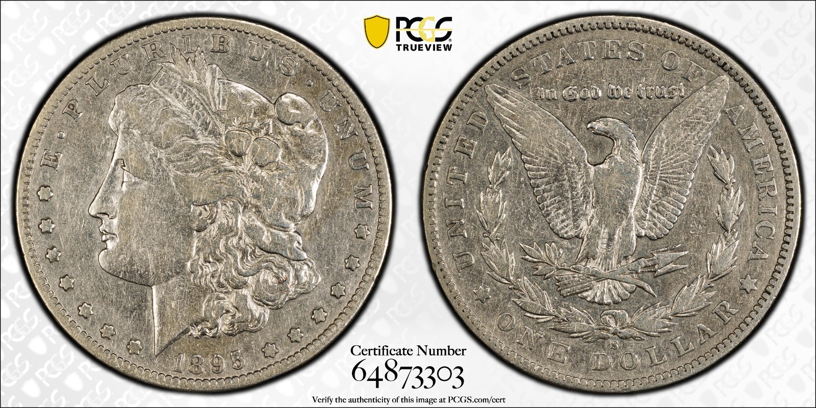 1895 S MORGAN DOLLAR **KEY BETTER DATE** PCGS DETAILS VF JUST GRADED 1895 S MORGAN DOLLAR **KEY BETTER DATE** PCGS DETAILS VF JUST GRADED