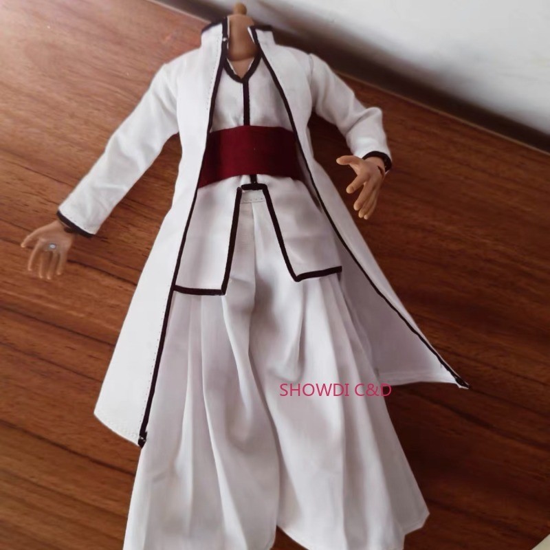 1/12 Custom Samurai Uniform Clothes Set for 6'' SHF Bleach Aizen Sousuke Figure
