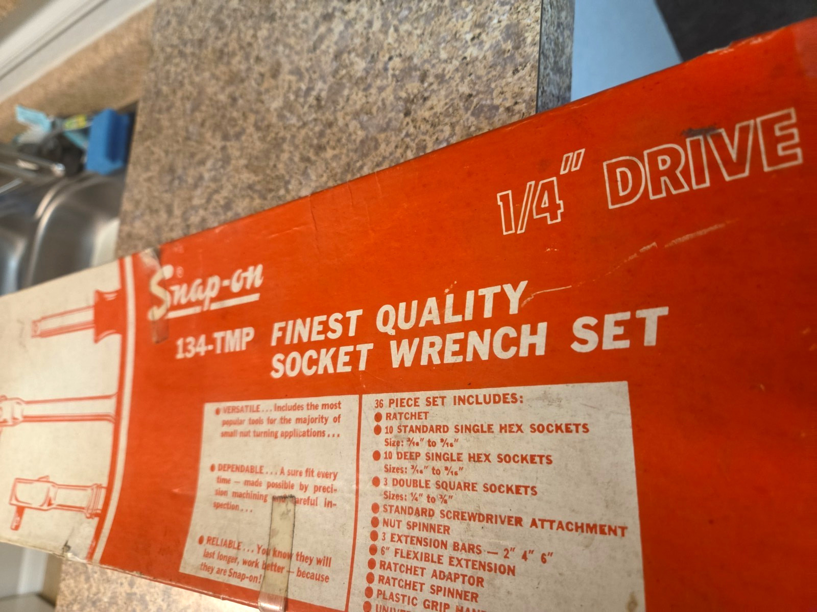 Vintage SnapOn Complete Set W/Box Never Used SnapOn 134 TEMP Vintage SnapOn Complete Set W/Box Never Used SnapOn 134 TEMP