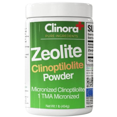 Ultra Fine Clinoptilolite Zeolite Powder 1 lb 454 g Resealable Pouch