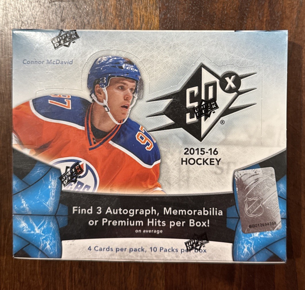 2015/16 Upper Deck SPx Hockey Hobby Box 2015/16 Upper Deck SPx Hockey Hobby Box