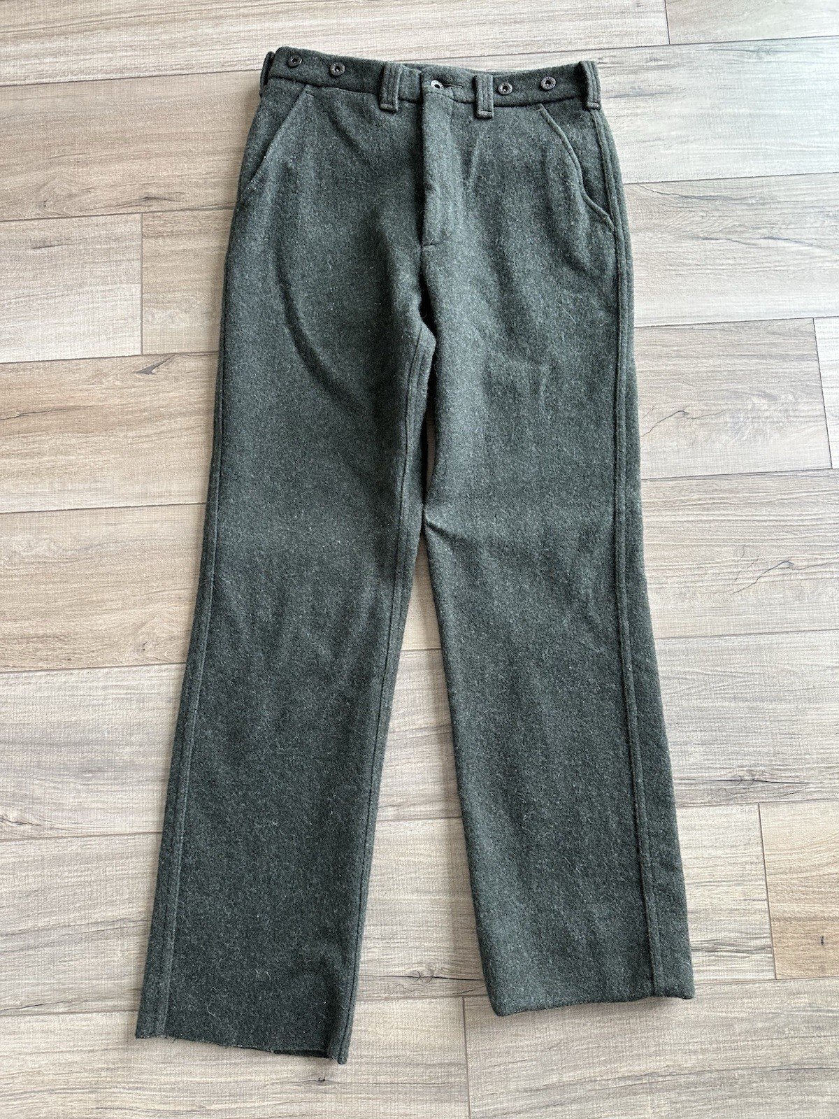 Vintage Filson Wool Hunting Pants Mackinaw Green Made in USA READ