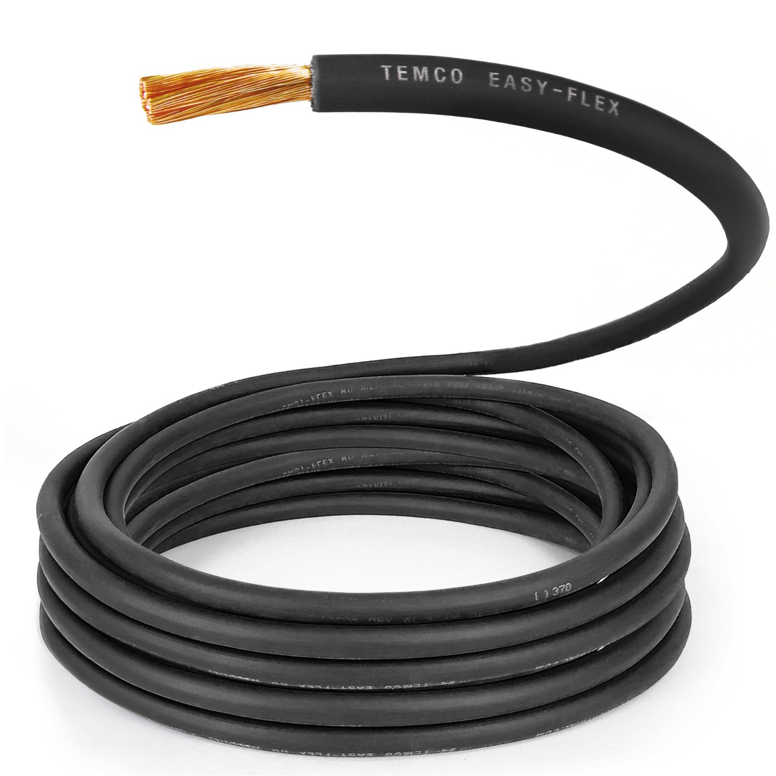 TEMCo 6 Gauge AWG Welding Cable Car Battery Flexible Copper Wire MADE IN USA