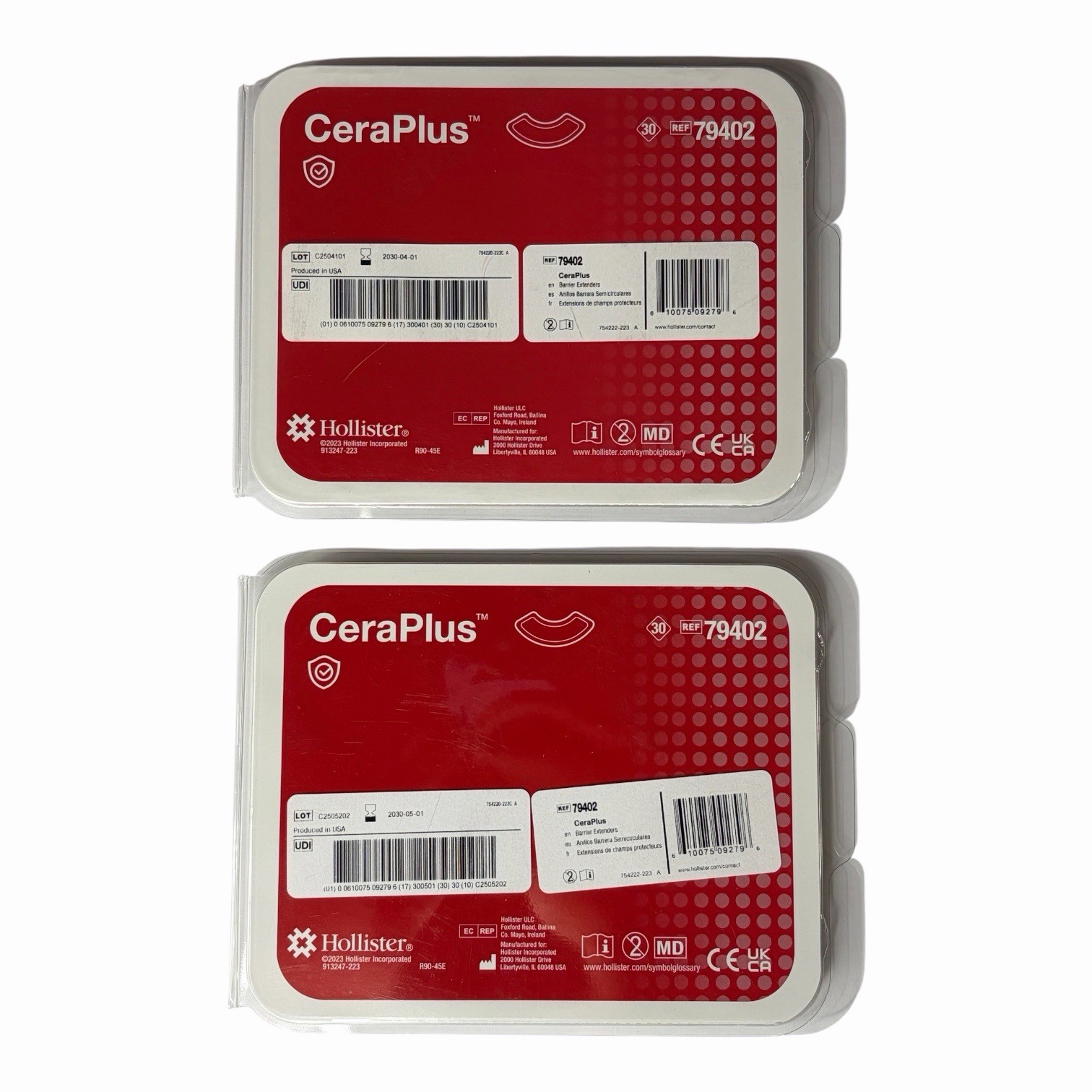 Hollister CeraPlus 79402 Barrier Extenders Lot Of 2 Boxes Hollister CeraPlus 79402 Barrier Extenders Lot Of 2 Boxes