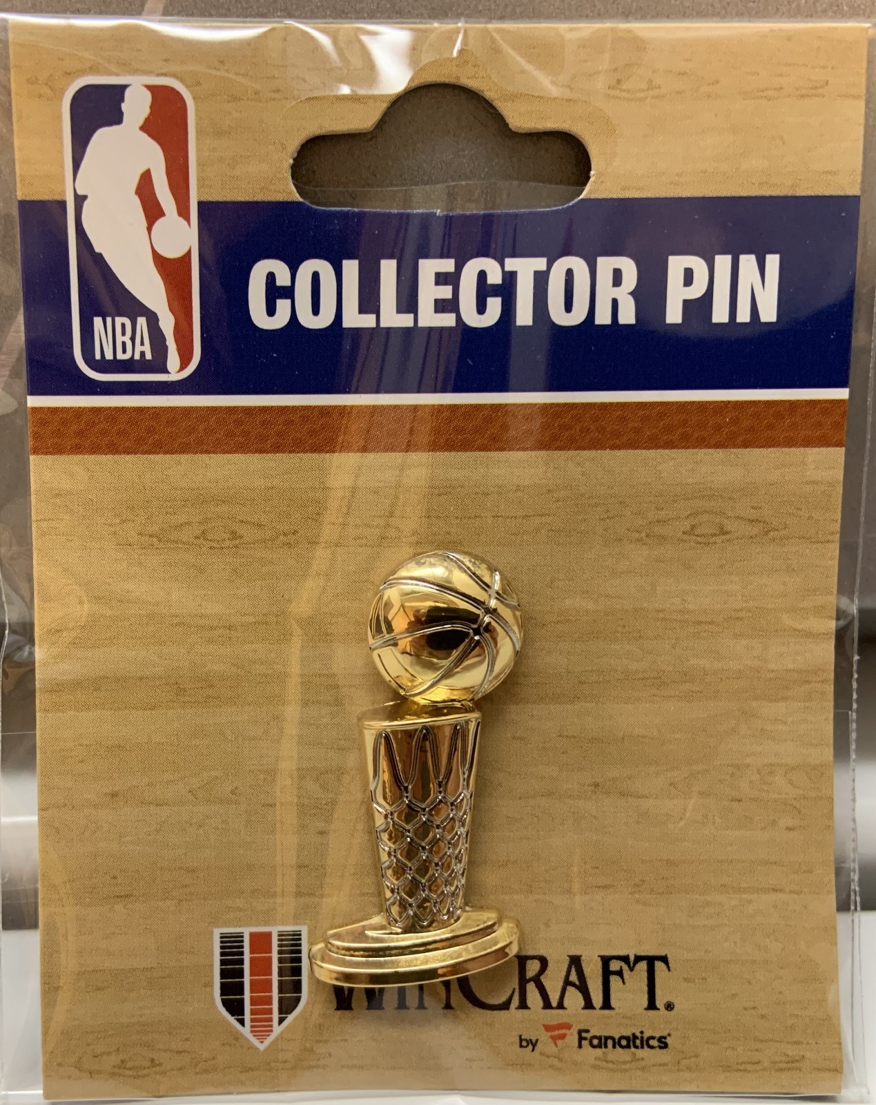 LARRY O\'BRIEN NBA CHAMPIONSHIP TROPHY LAPEL COLLECTOR PIN NEW WINCRAFT