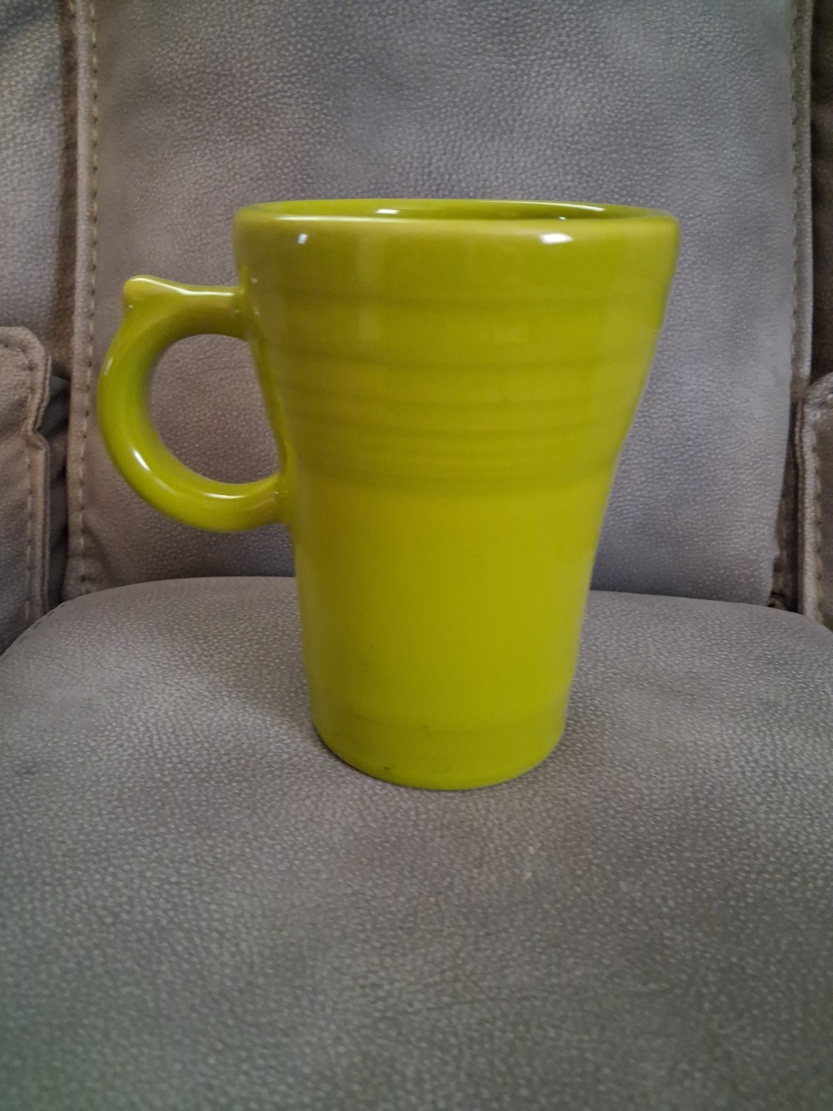 Retired Homer Laughlin Fiesta Lemon Grass 16oz Bistro Latte Mug