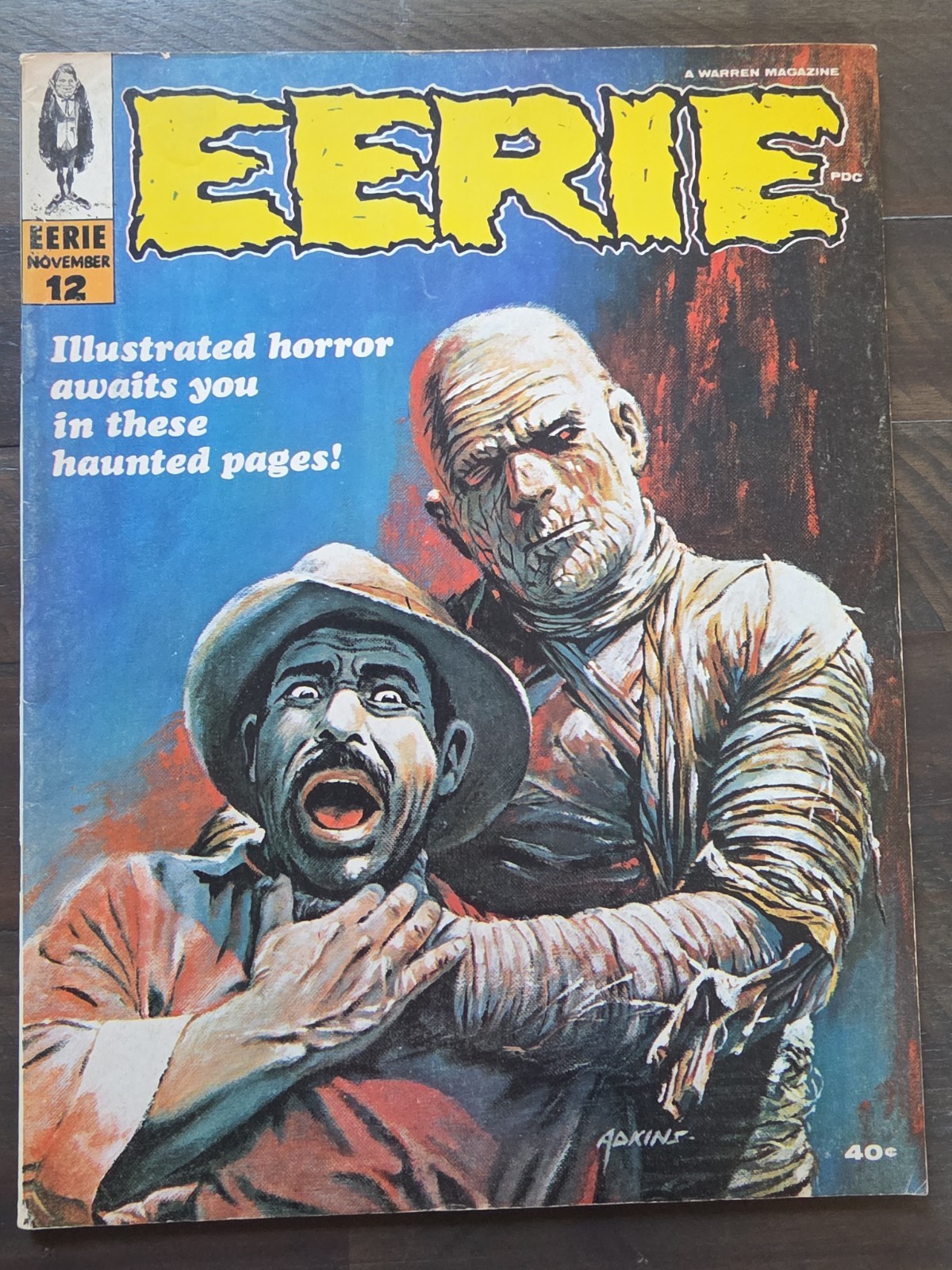 EERIE #12 HORROR MAGAZINE WARREN PUBLISHING 1967 EERIE #12 HORROR MAGAZINE WARREN PUBLISHING 1967