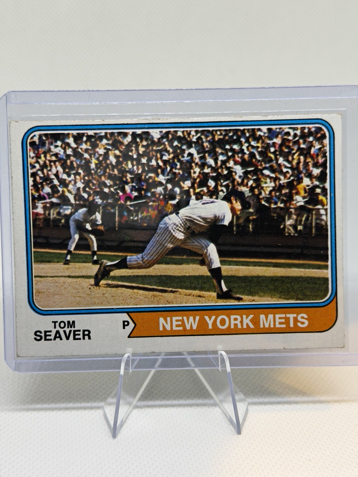 Topps 1974 Tom Seaver #80 New York Mets Baseball Card Base Set Vintage