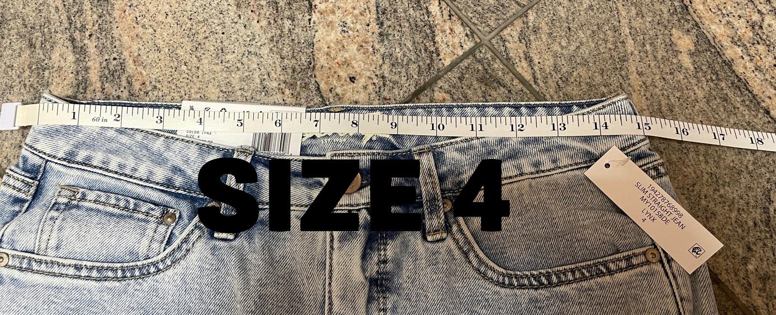 New Seven7 Ladies NWT High Rise Slim Straight Leg Jean Seven 7 New Seven7 Ladies NWT High Rise Slim Straight Leg Jean Seven 7