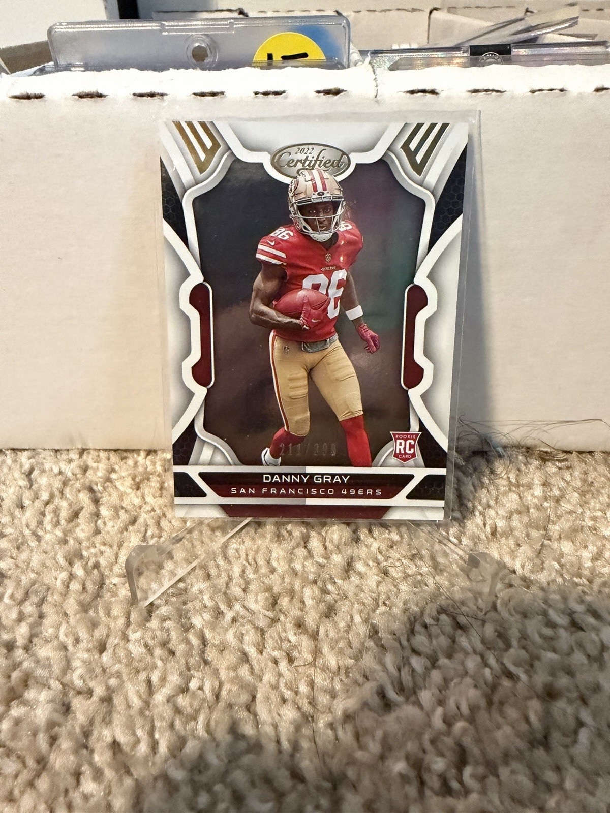 Danny Gray 2022 Panini Certified #135 #/399 Rookie San Francisco 49ers
