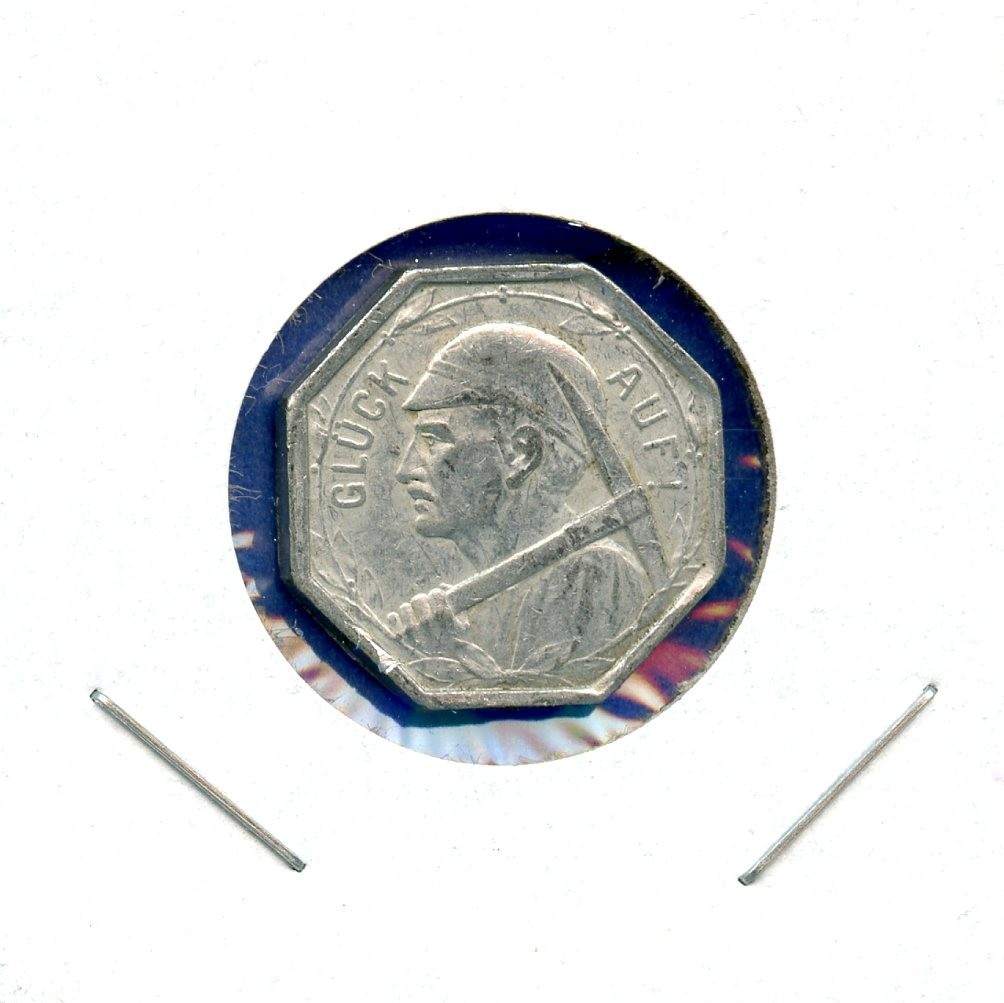 1920 Stadt Wattenscheid 25 Pfennig German Deutschland Coin Gluck Auf Token 1920 Stadt Wattenscheid 25 Pfennig German Deutschland Coin Gluck Auf Token