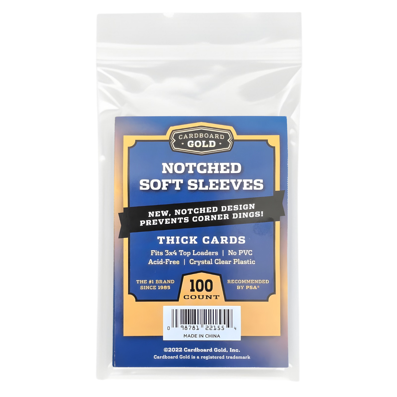 2000 CBG Premium Easy Glide Notched Easy Load THICK Card Soft Sleeves 🔥 🔥