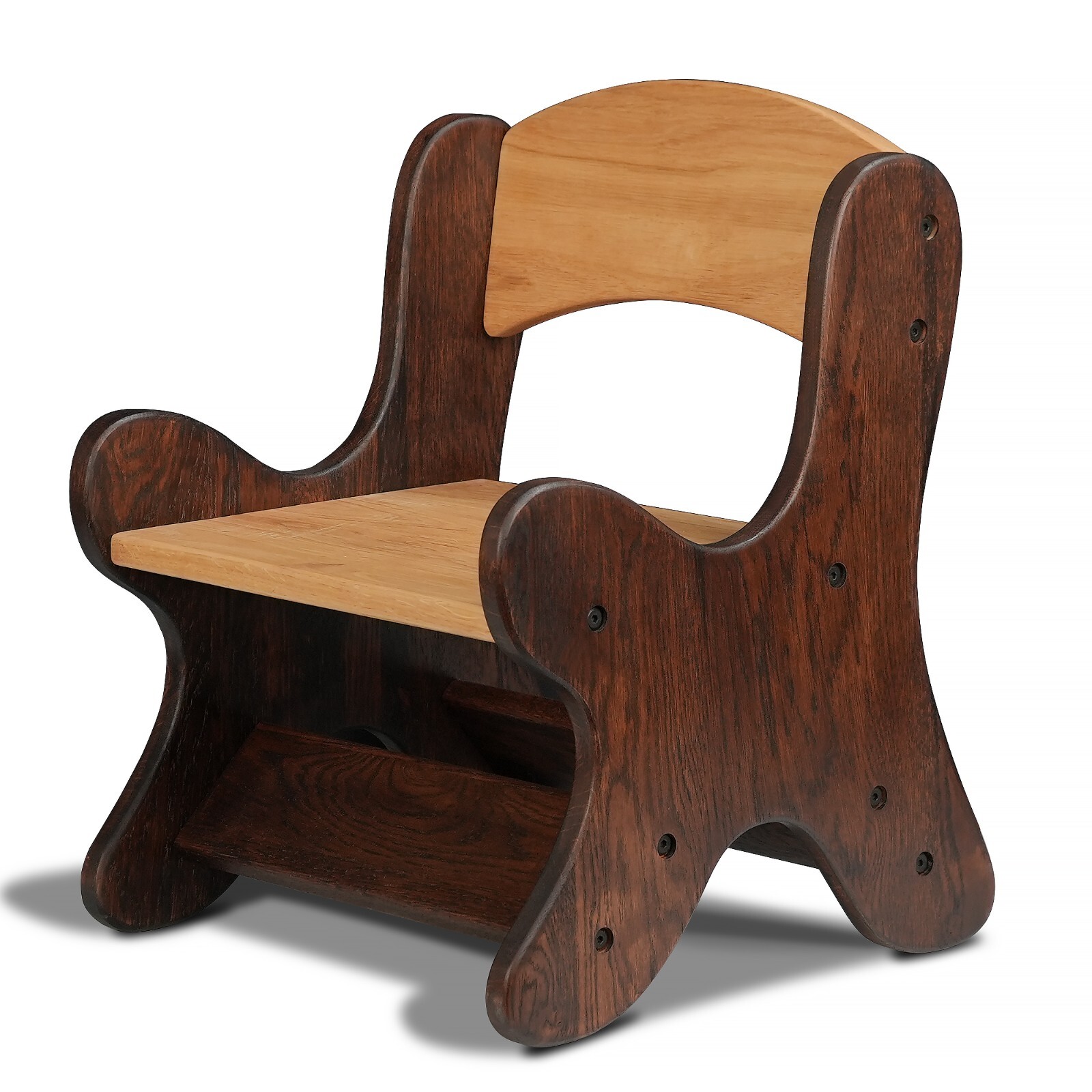 CONSDAN Kids Chair, USA Grown Hardwood Toddler Chairs,  Accent Kids Desk Chair
