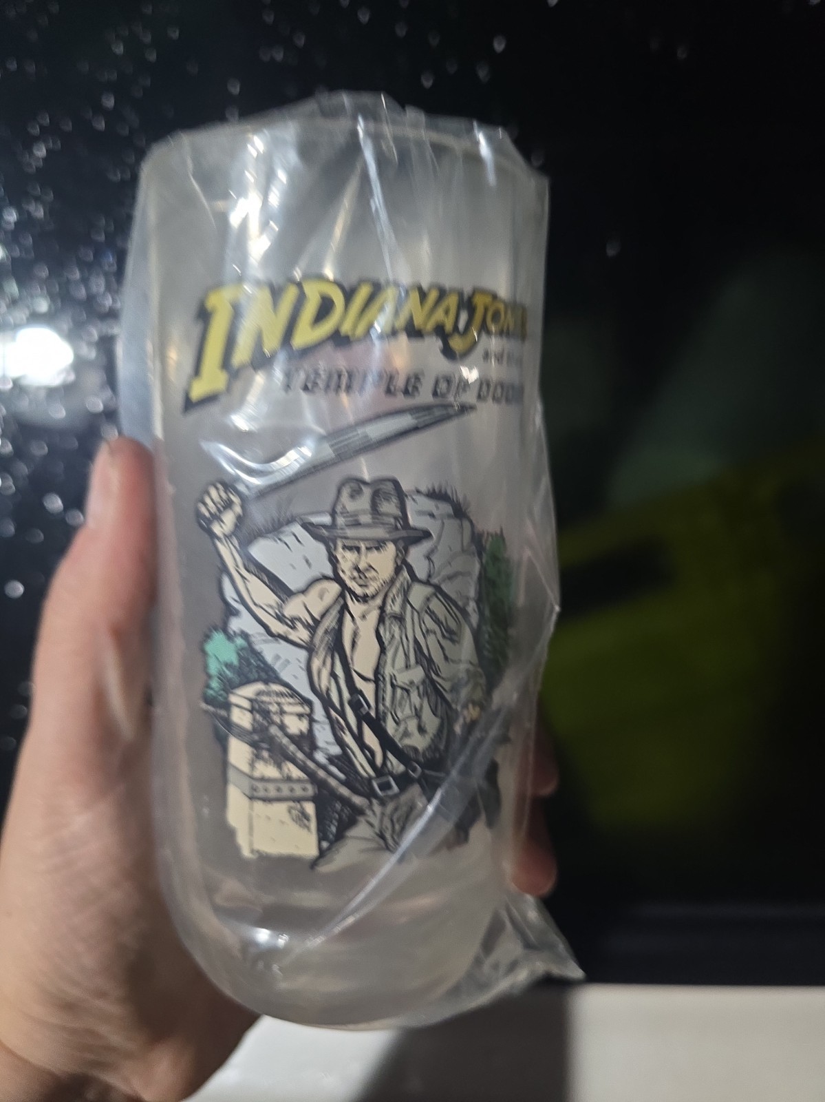 1984 Indiana Jones Temple Of Doom Vintage 7up Collector Glass New