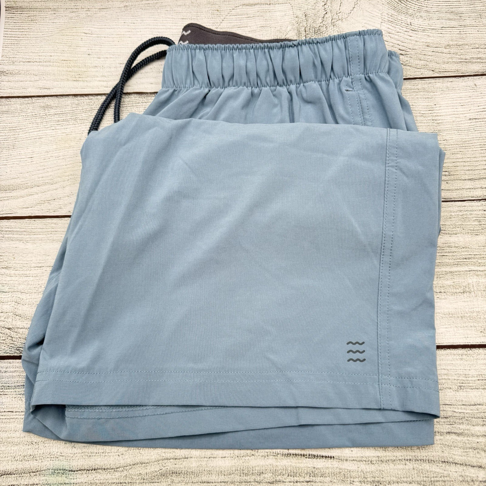 Free Fly Breeze Men\'s Pull-on Shorts Unlined Light Green Teal Size Large 8\