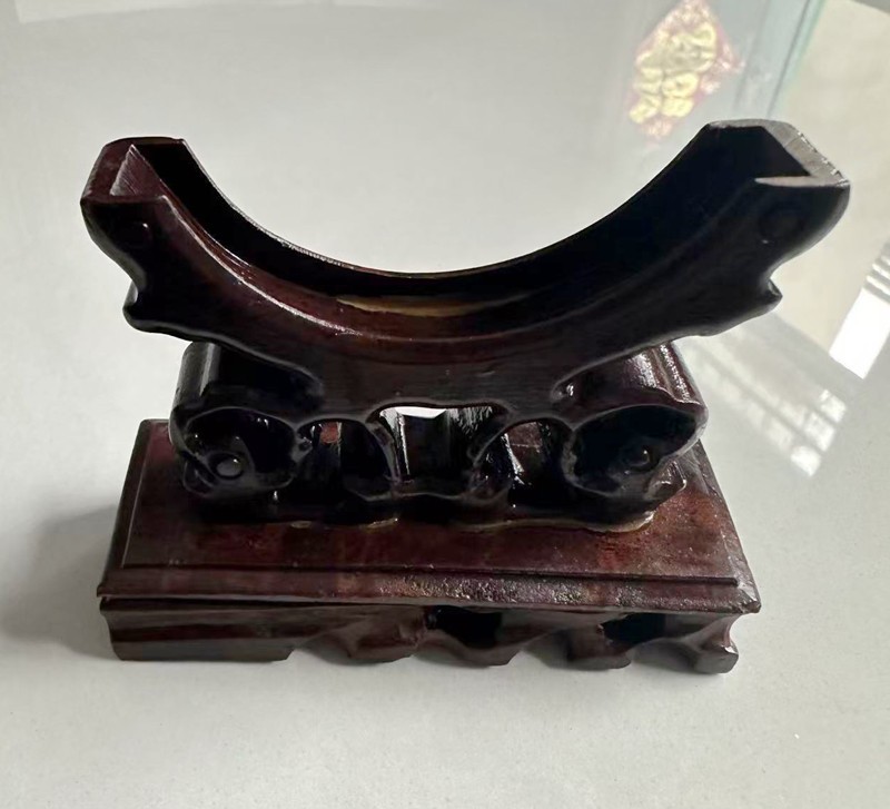 Handcrafted wooden bracelet stand bracket Handcrafted wooden bracelet stand bracket