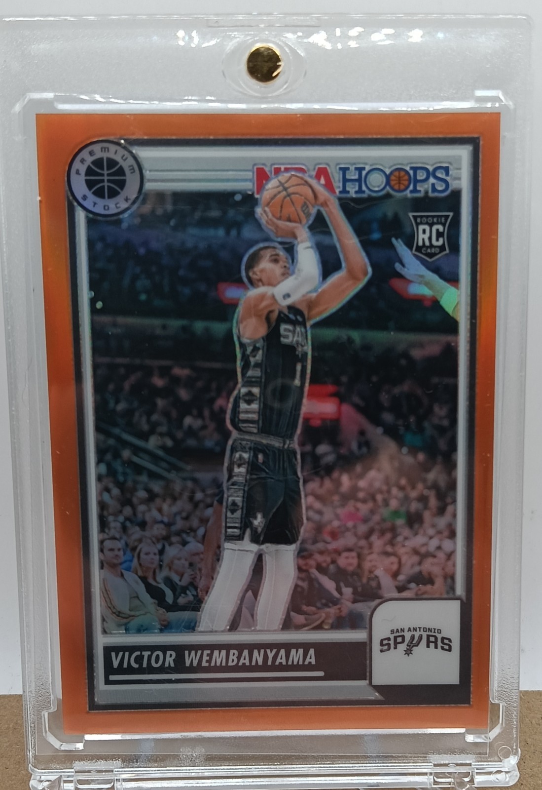 2023-24 Panini Premium Stock Victor Wembanyama /299 Orange Prizm RC GRADE 2023-24 Panini Premium Stock Victor Wembanyama /299 Orange Prizm RC GRADE