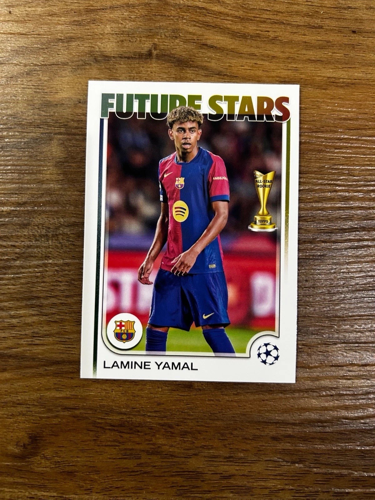 2024-25 Topps UEFA Club Competitions Lamine Yamal #27 Future Stars