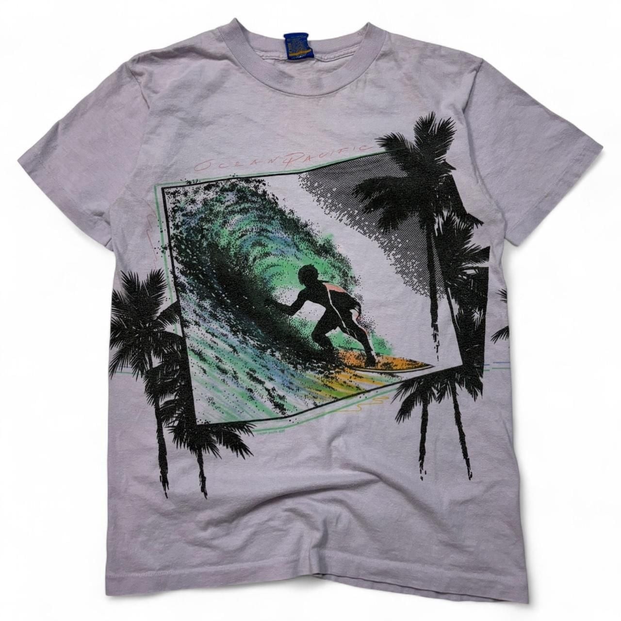 Vintage Ocean Pacific Vintage 1986 Surf T-Shirt Size L Single Stitch OP Grail Vintage Ocean Pacific Vintage 1986 Surf T-Shirt Size L Single Stitch OP Grail