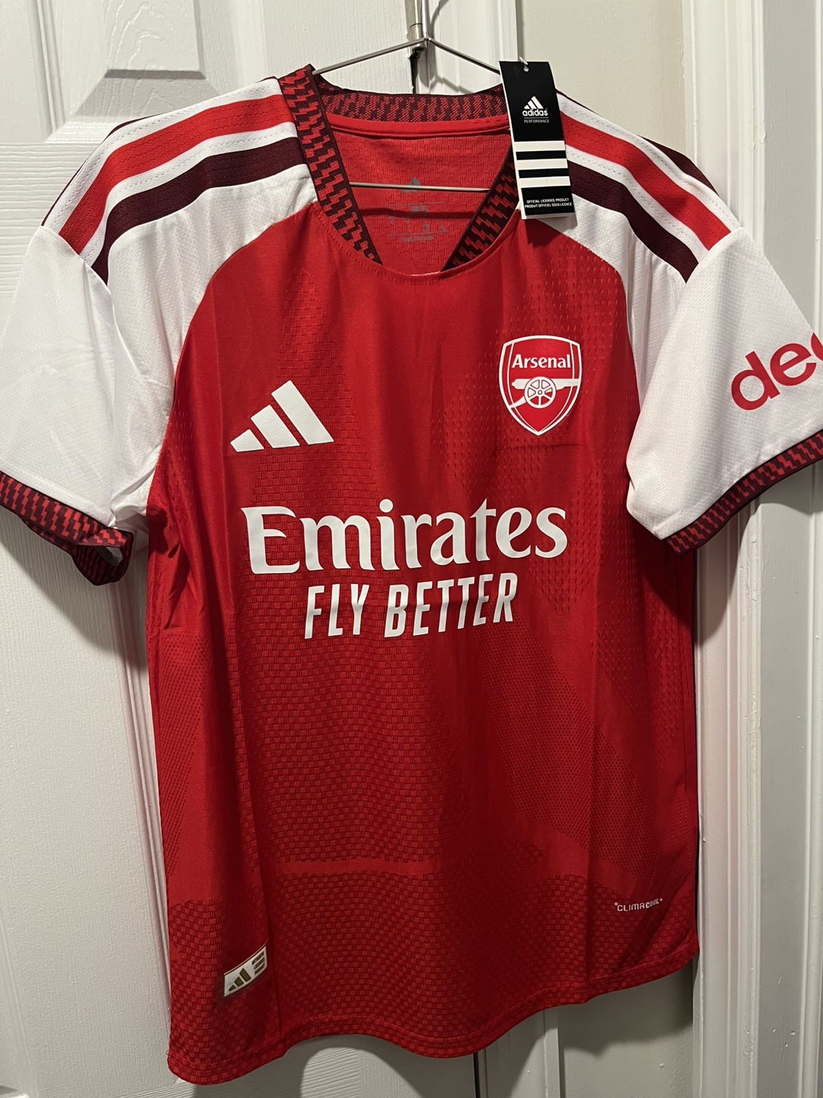 Adidas Arsenal FC 2024/25 Home Jersey Red White Men L New With Tags