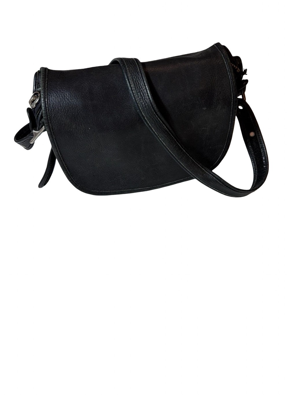Vintage Coach Patricia Legacy Bag 9951 Black Leather Crossbody Messenger