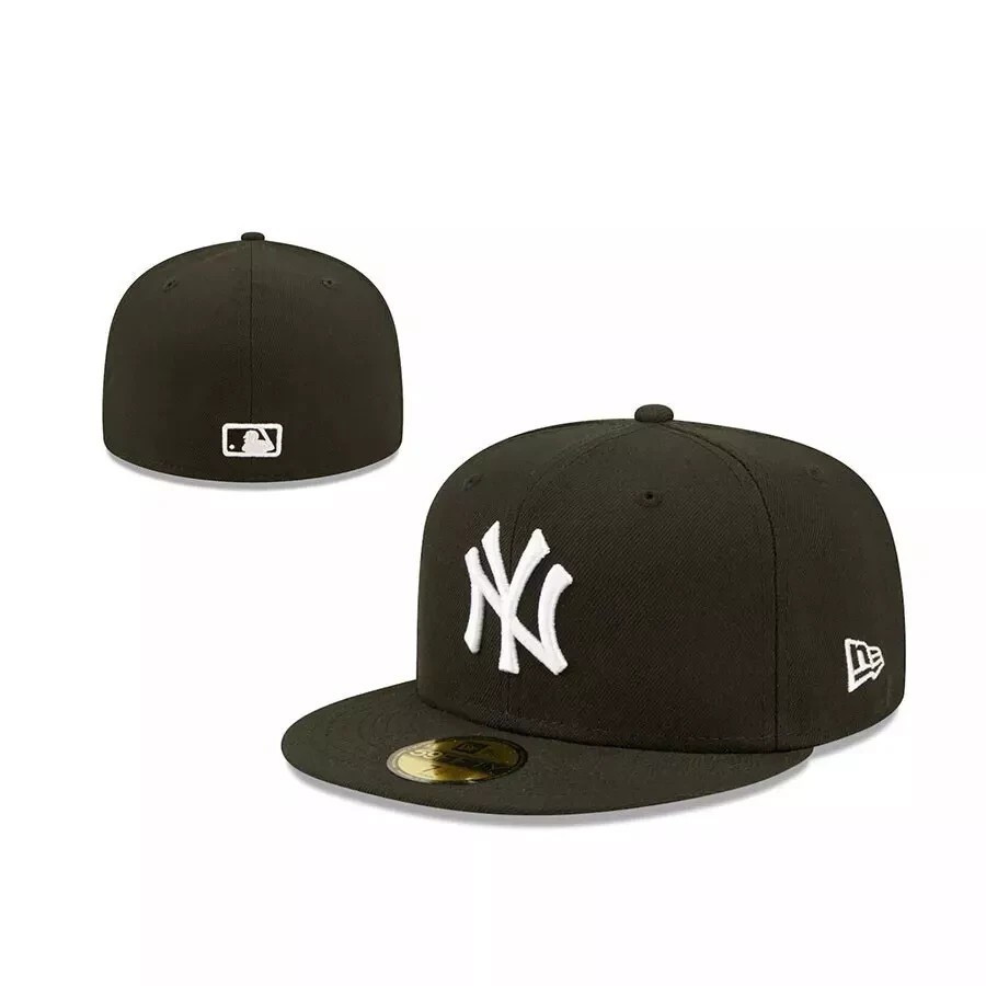 York Yankees Basic New 59fifty Fitted Hat NY Baseball Era Men Cap Stitched BOXED