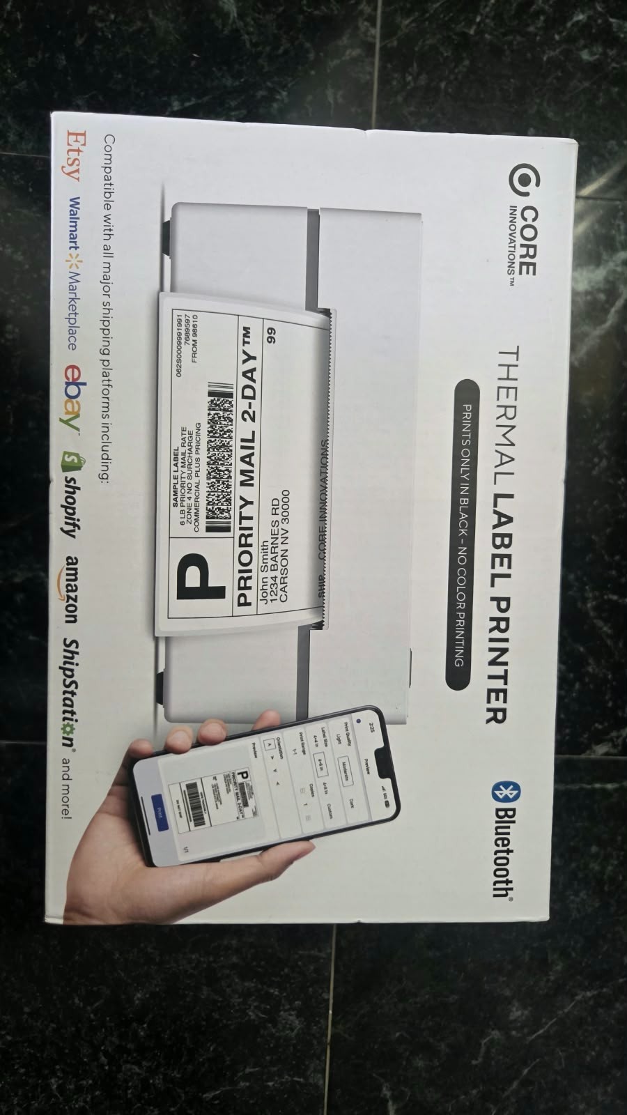 Brand New Core Innovations Bluetooth Thermal label Printer Brand New Core Innovations Bluetooth Thermal label Printer