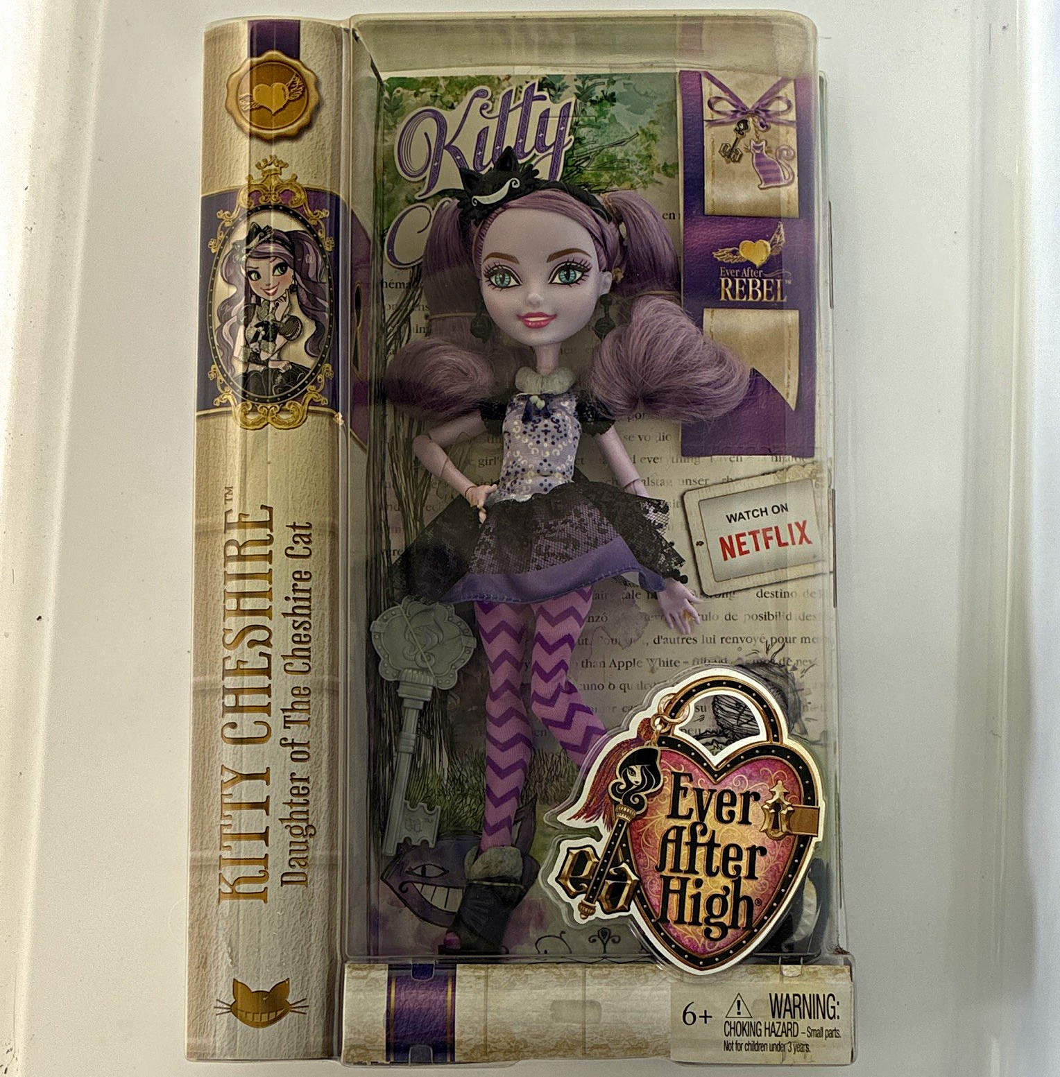 ⁠Ever After High Kitty Cheshire Doll Signature Rebel First Chapter CDH53 NRFB
