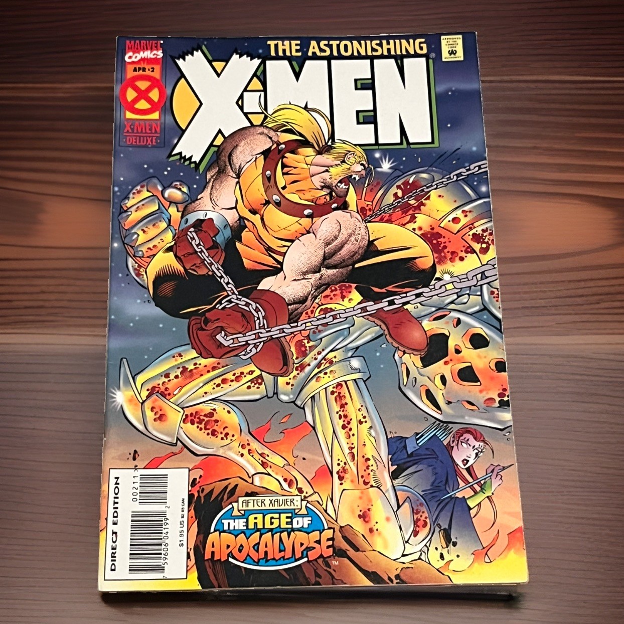 Astonishing X-Men #2 Comic Book 1995 NM Sabretooth Marvel Collectible