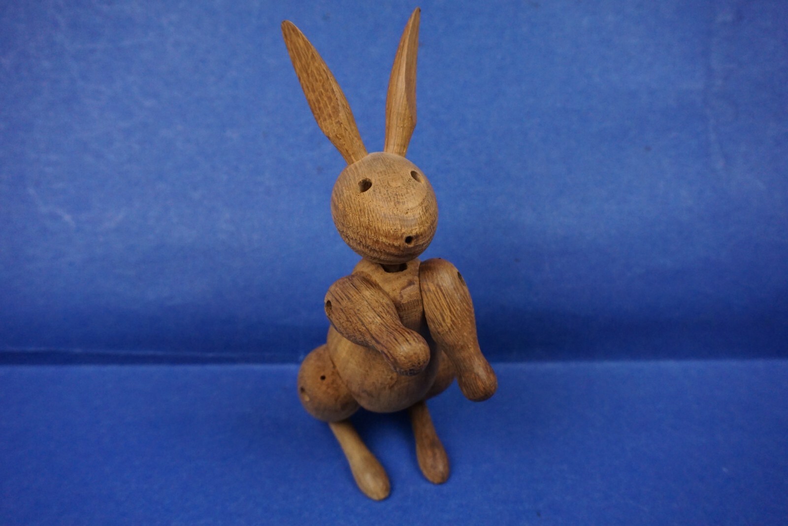 1957 Kay Bojesen Articulated Figurine Wood Rabbit Danish Modern (Read)
