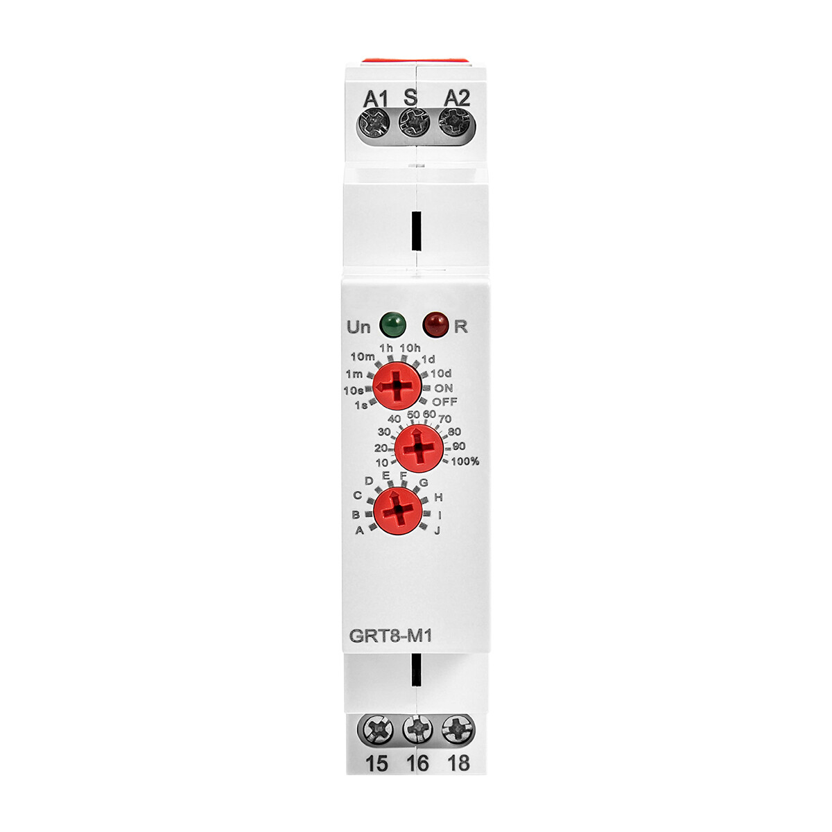 Multifunction Time Relay with 10 Functions GRT8-M1 AC/DC 12V~240V 16A 1×SPDT