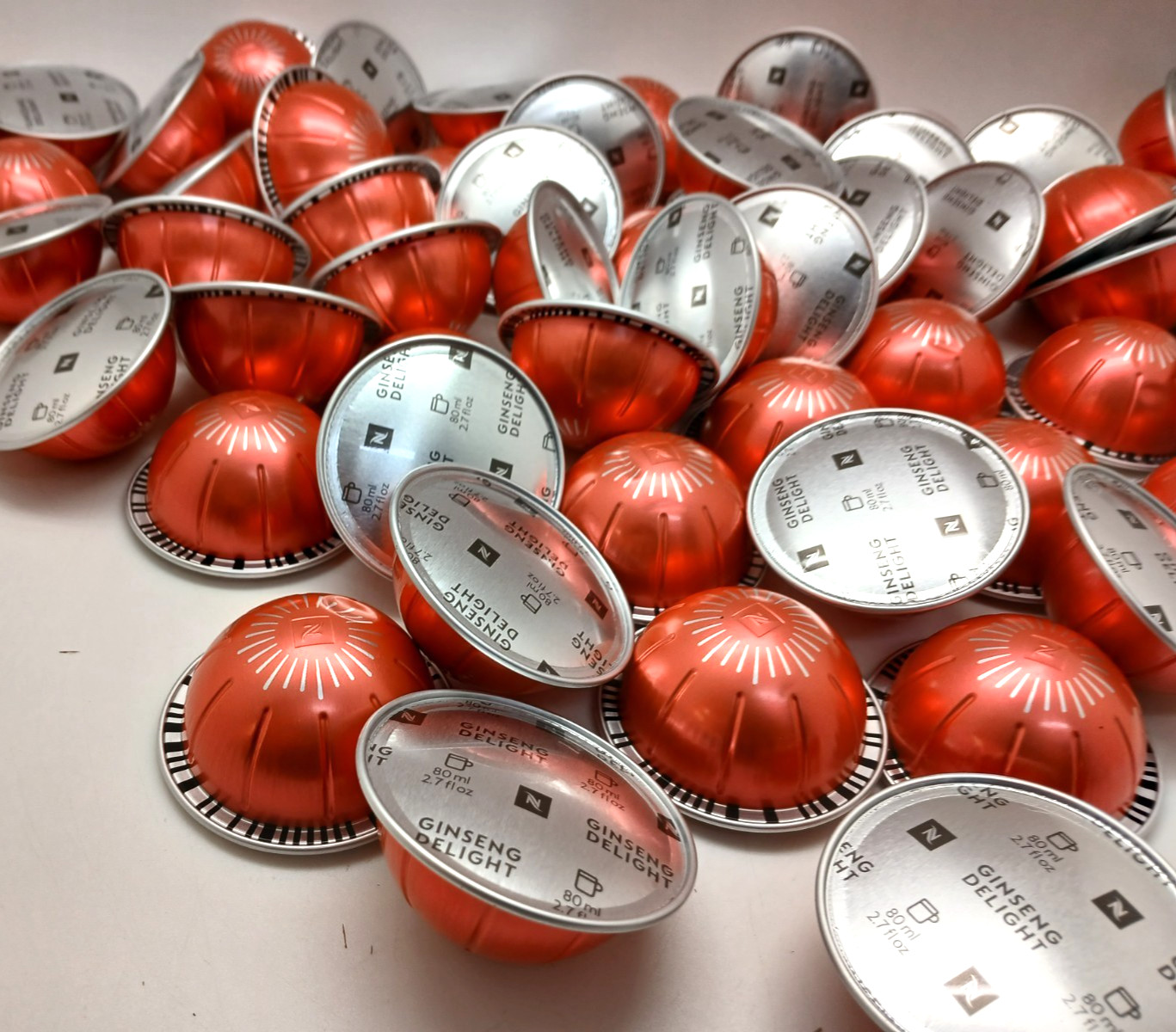 Nespresso Vertuo Ginseng Delight 60 Pods Double Espresso Limited Edition Caramel