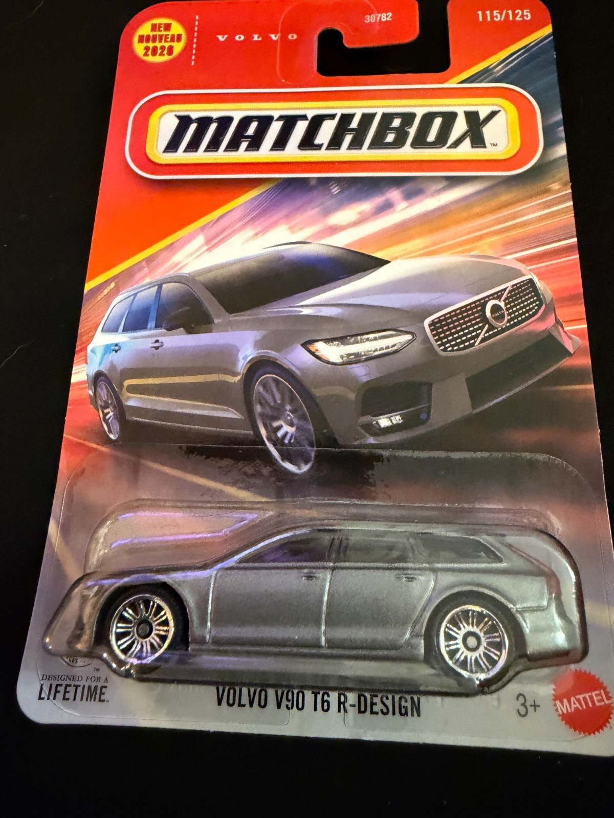 2026 Matchbox 115/125  VOLVO V90 T6 R-DESIGN Gray 1st Edition Near Mint