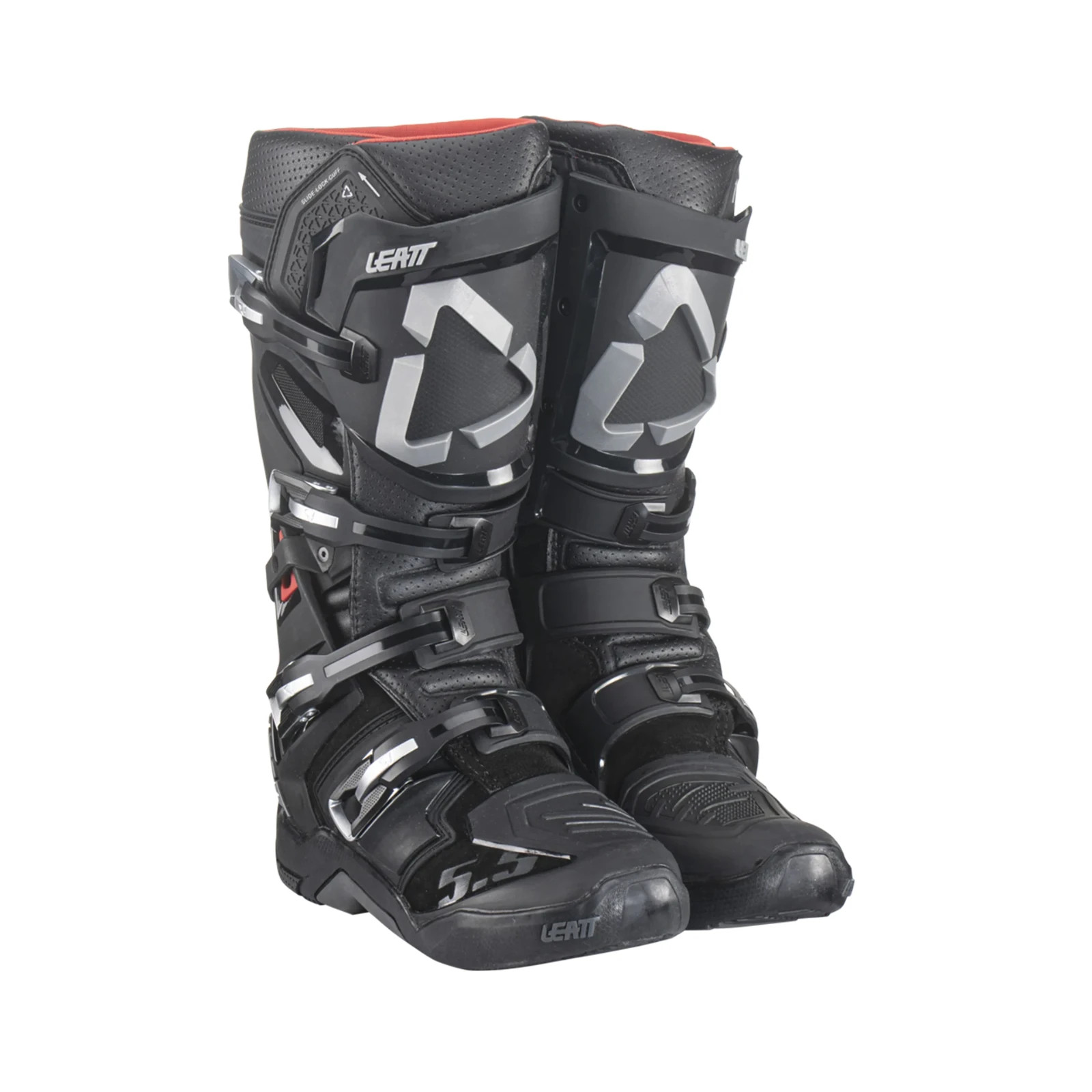 NEW Leatt 5.5 FlexLock Motocross MX Off-Road Dirt Bike Boots Black SIze 9