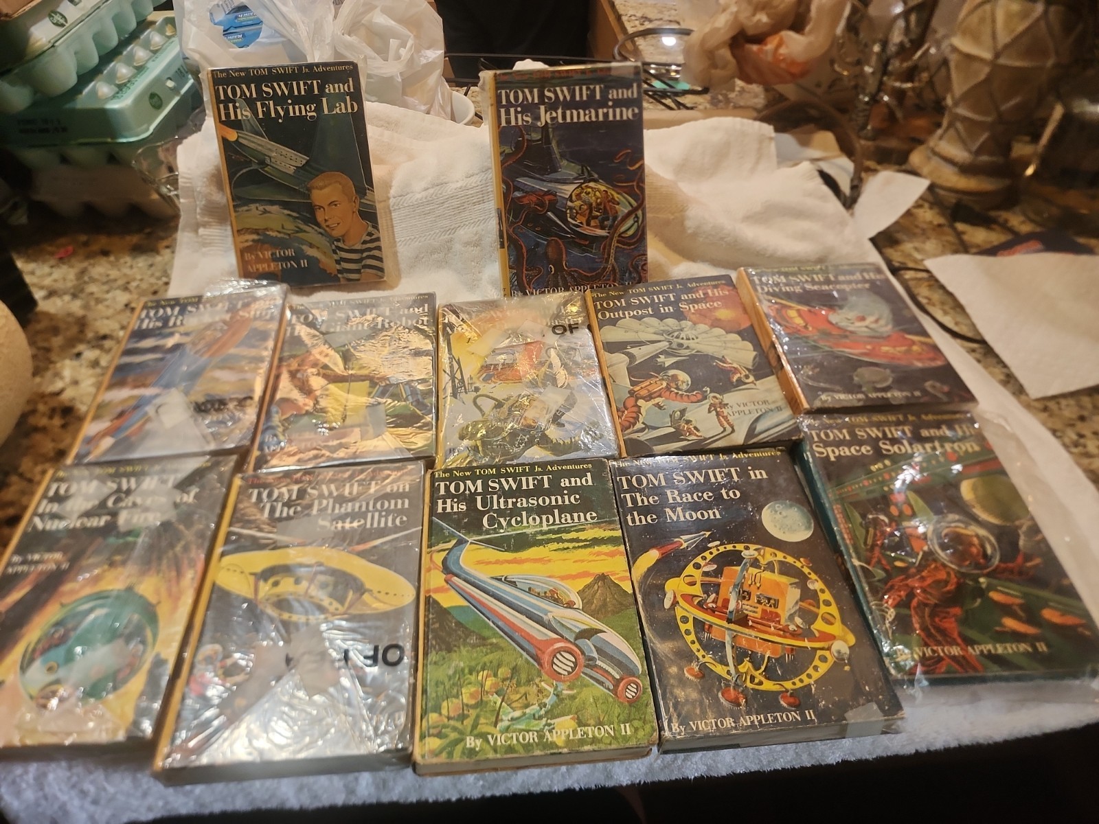 Vintage Tom Swift Jr. Hardcover Book Lot (22 Volumes) - Includes Rare Titles Vintage Tom Swift Jr. Hardcover Book Lot (22 Volumes) - Includes Rare Titles