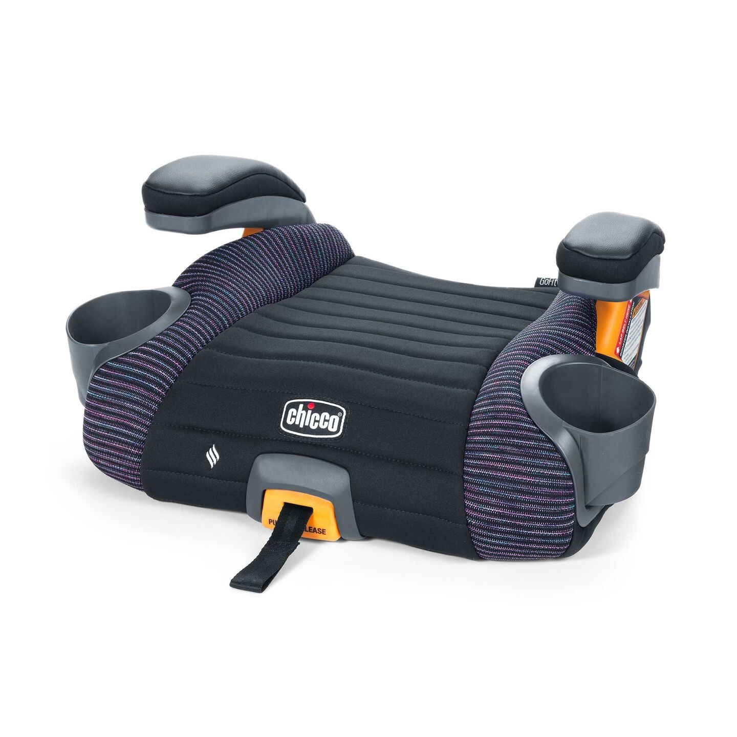 Chicco GoFit ClearTex Plus Backless Booster Car Seat Confetti 40-110lbs New
