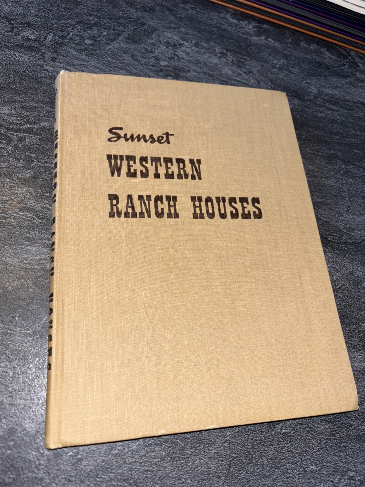 Vintage Sunset Western Ranch Houses w/Cliff May Hardcover 2nd Printing 1947 Vintage Sunset Western Ranch Houses w/Cliff May Hardcover 2nd Printing 1947